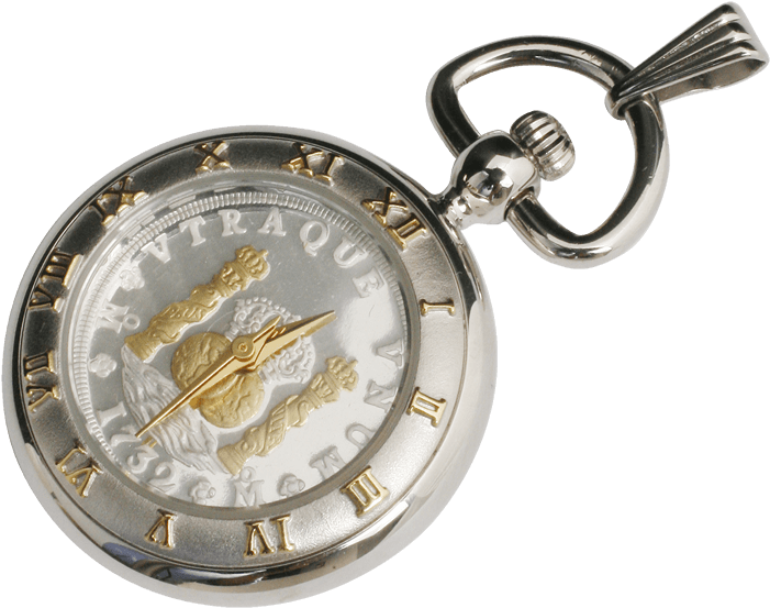 Column Coin Pocket Watch - Watch (823x823), Png Download