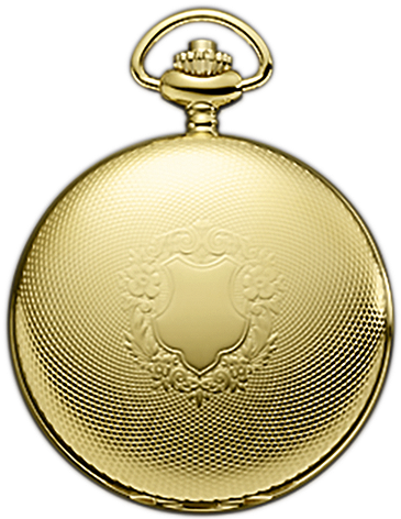 Pocket Watch Goldplated, Mechanical Movement - Pocket Watch (496x505), Png Download