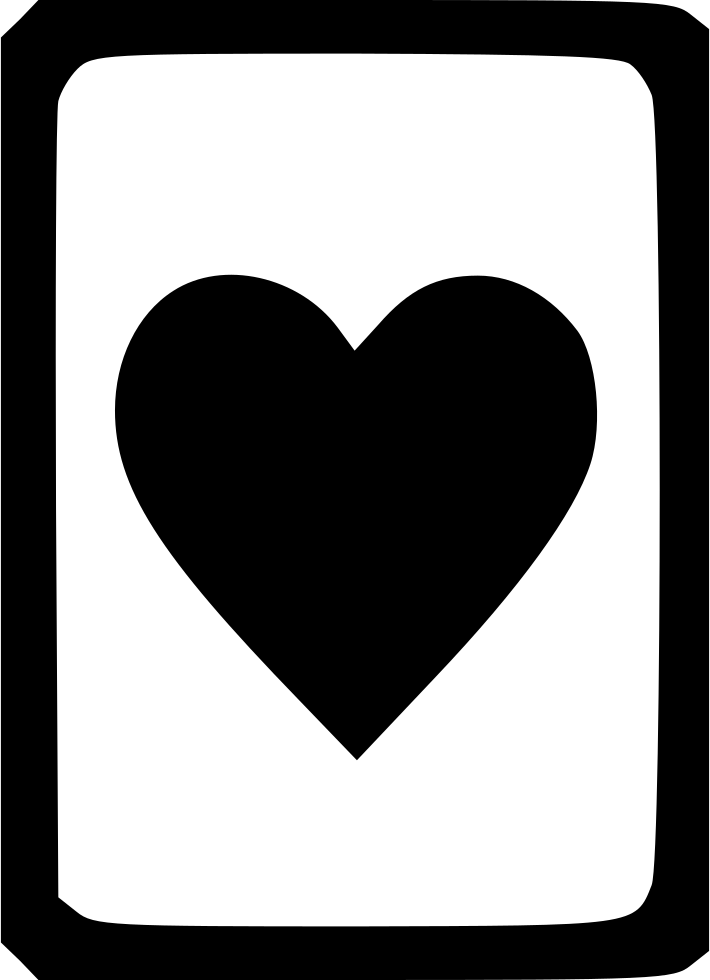Card Hearts Comments - Heart (710x980), Png Download