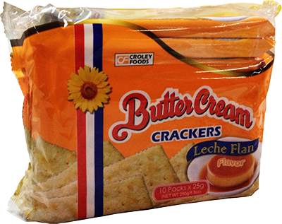Croley Foods Butter Cream Crackers - Butter Cream Leche Flan (400x317), Png Download