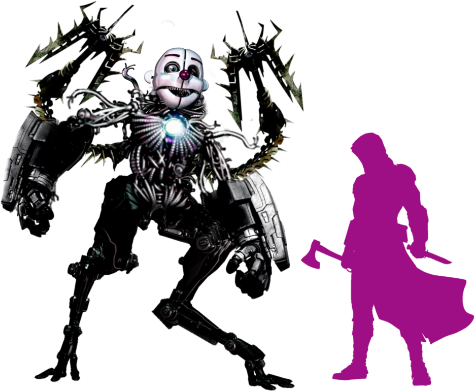 Fnaf New Generation - Drawkill Fnaf Sister Location (1015x788), Png Download