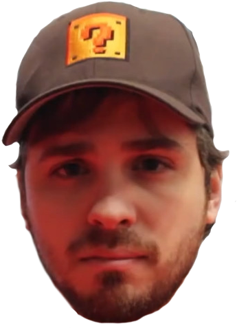 2 Yrs - Vinesauce Vinny Face Transparent (387x488), Png Download