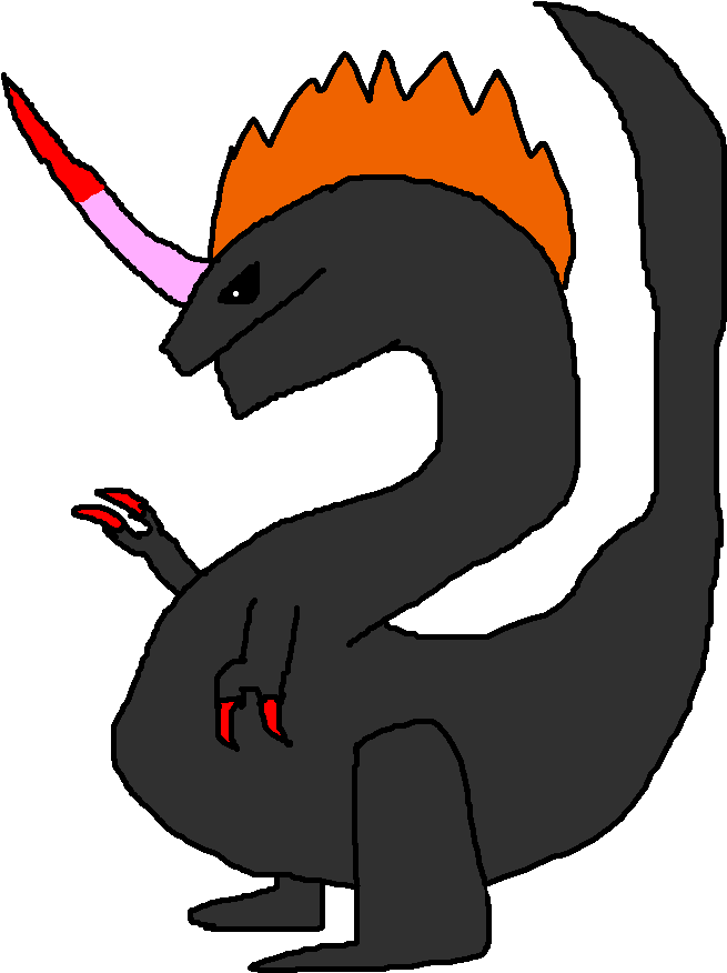 Fire Narwhal-dragon - Narwhal Dragon (1000x1000), Png Download