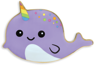Picture Of Narwhal Trinket Tray - Tray (415x415), Png Download