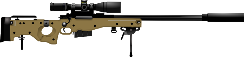 Accuracy International Suppressor (800x188), Png Download