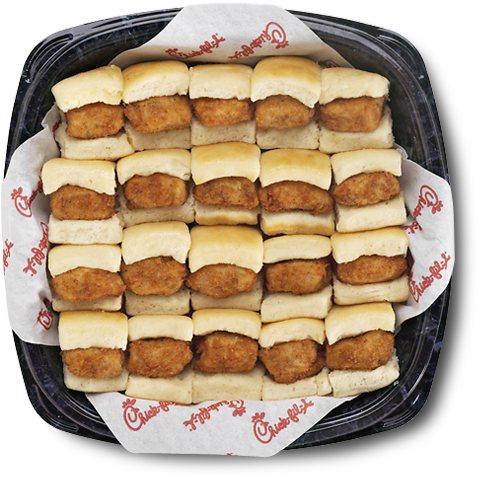 Chick N Minis - Chicken Minis Tray (493x481), Png Download