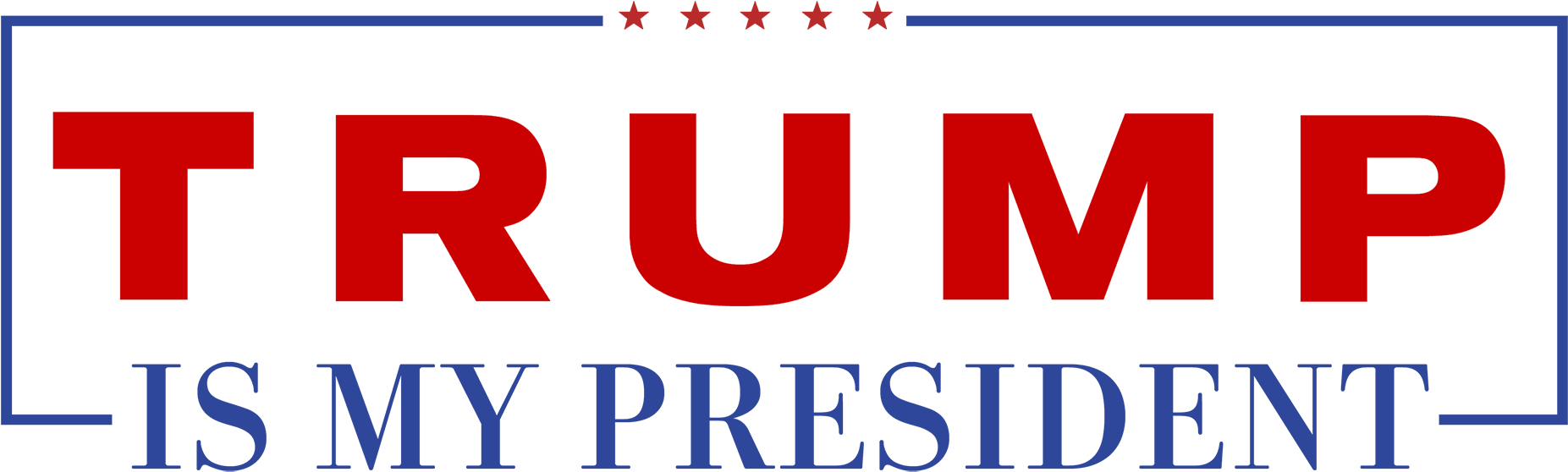 Donald Trump Presidential Logo, Bing Images - Trump Make America Great Again Shirt (2000x766), Png Download