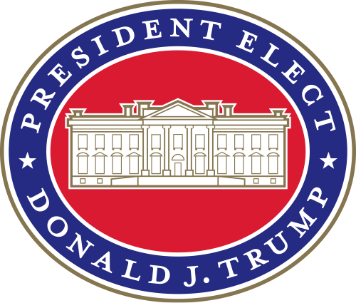 Haven't Seen This Posted Here Yet - President Elect Trump Logo (500x425), Png Download