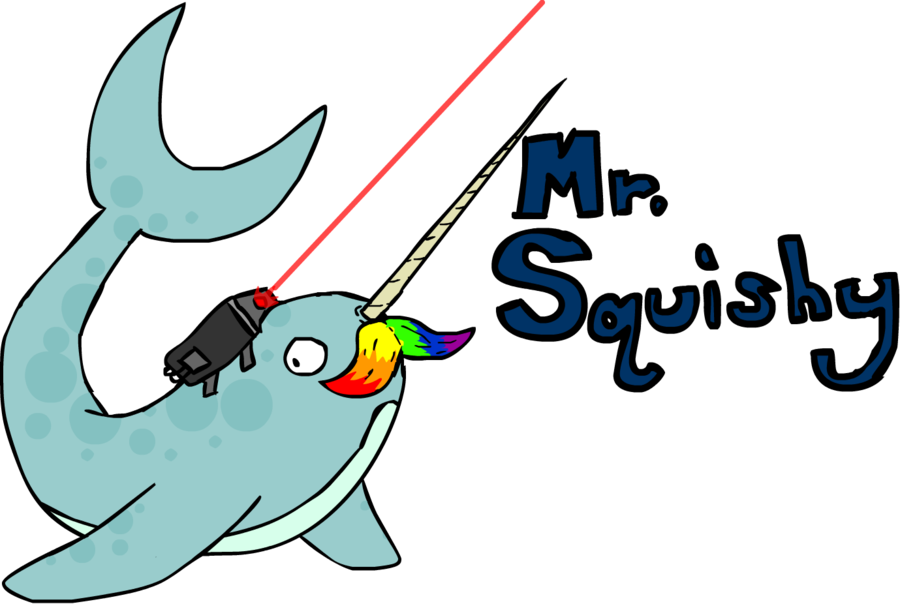 Narwhal - Narwhals With Mustaches (900x604), Png Download