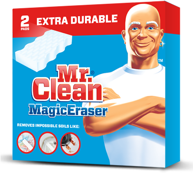 Mr Clean Sweepstakes - Mr Clean Magic Eraser Extra Durable (392x395), Png Download