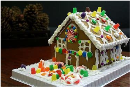 Build Your Own Gingerbread House (869x332), Png Download