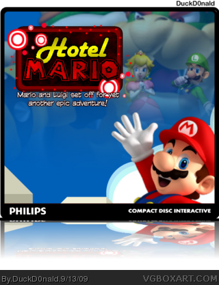 Hotel Mario Box Cover - Hotel Mario (320x417), Png Download