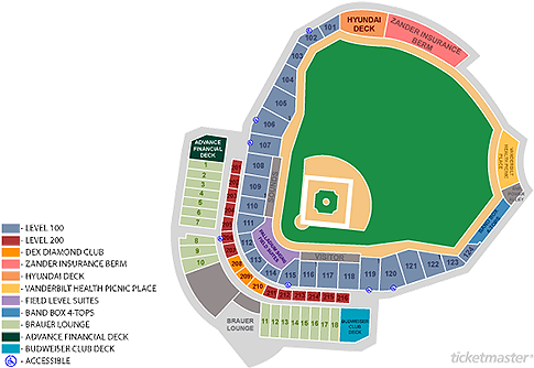 Oklahoma City Redhawks At Nashville Sounds Nashville - First Tennessee Park (500x500), Png Download