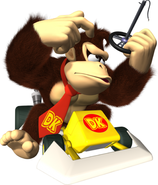 Sexta-feira, 30 De Dezembro De - Mario Kart Ds Donkey Kong (515x600), Png Download