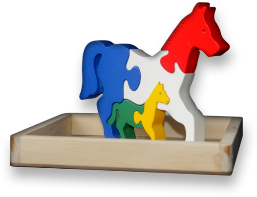 Gambar Lainnya Untuk Puzzle Satuan 3d Kuda >> - Mainan Anak Sni Png (597x502), Png Download