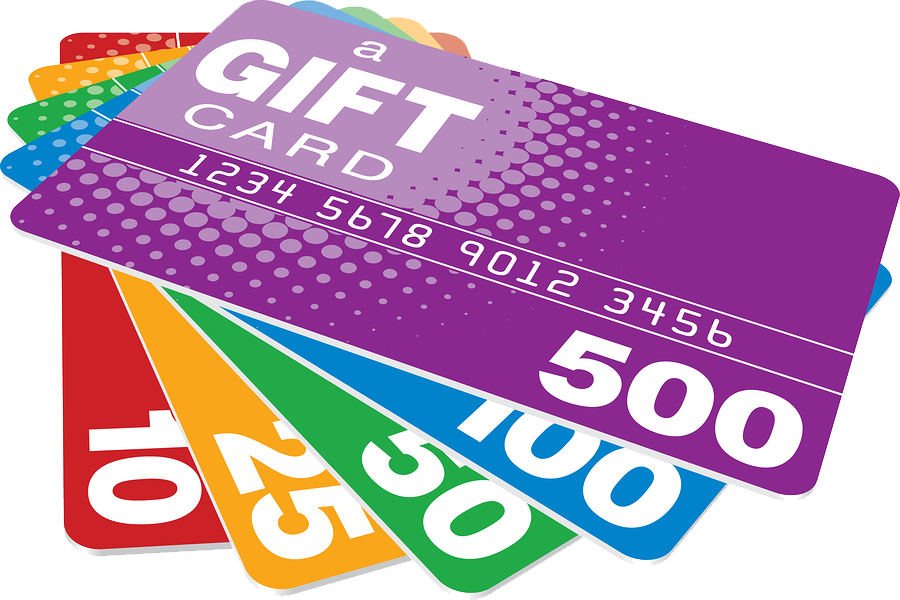 Gift Cards Png (900x600), Png Download