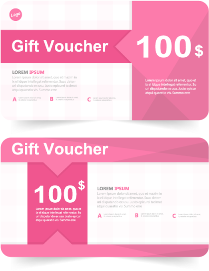 Colorful Gift Voucher Template With Colorful Pattern - Gift Card (640x640), Png Download