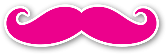 Bigote Rosa Anton Reina Masaje Sentado - Logo Novembro Azul Png (600x252), Png Download