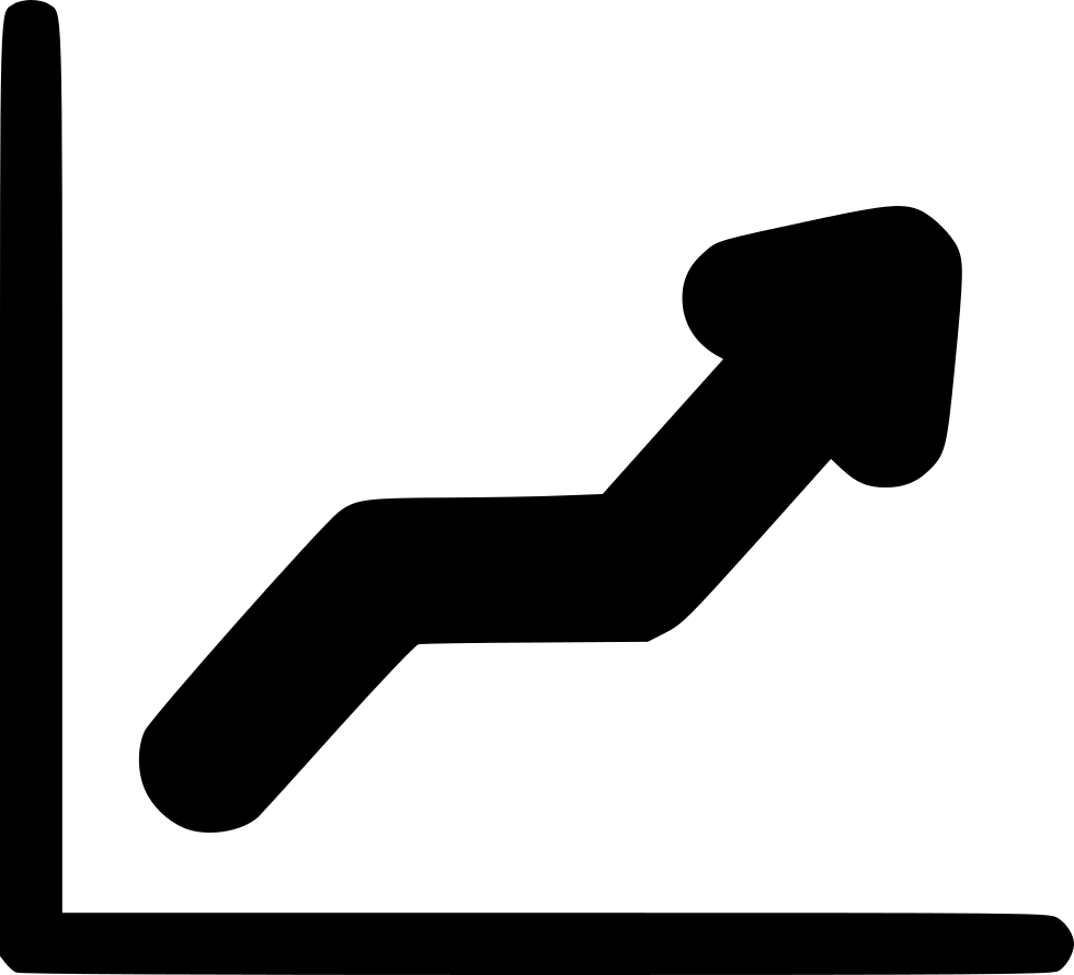 Line Graph Increase Profit - Clipart Increasing Line Graph (980x890), Png Download