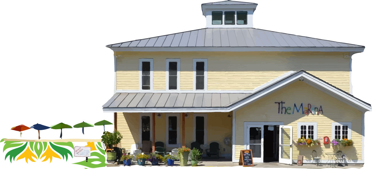 Brattleboro, Vt Waterfront Dining Png Freeuse - The Marina (1300x590), Png Download