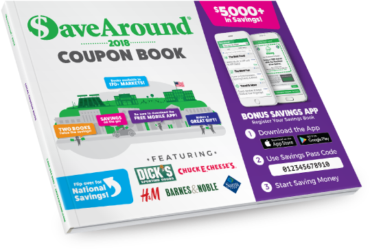 Coupon Book Fundraising - Savearound, Inc. (600x400), Png Download