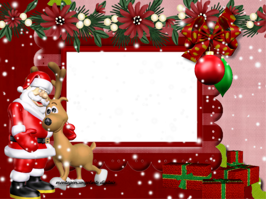 Grupo - Moldura Natal (1024x767), Png Download