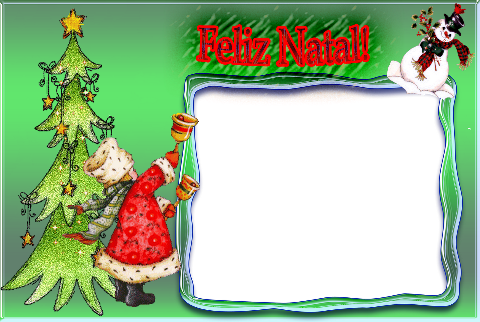 2 Molduras Em Png Cartão De Natal - Mensagens De Natal E Ano (1600x1074), Png Download