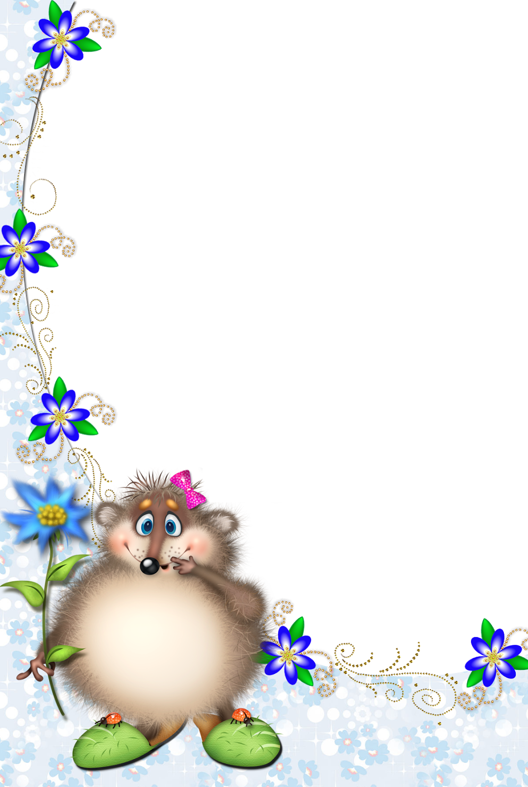 Unos Cuantos Marcos Y Bordes Decorativos En Formato - Embroidery Free (1074x1600), Png Download