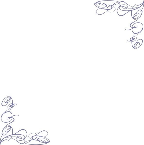 Free Fancy Corner Borders Png - Paper (594x598), Png Download