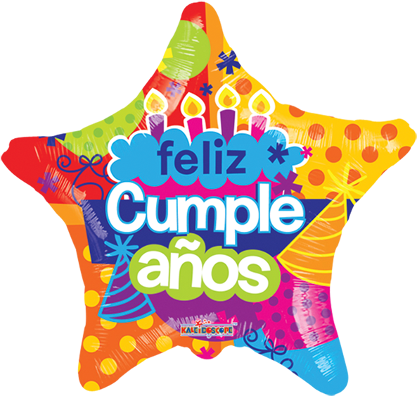 V34922/22 Categorías - Globos Feliz Cumpleaños Png (600x600), Png Download