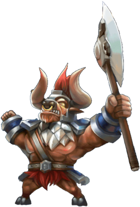 Bullhead - Hero Clash Of Lord 2 (300x423), Png Download