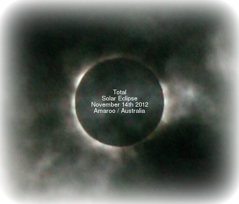 Total Solar Eclipse November 14th 2012 - Circle (770x660), Png Download