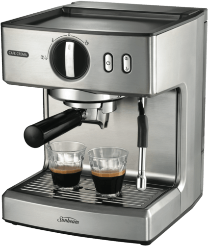 Sunbeam Em4820 Cafe Crema Espresso Coffee Machine (773x505), Png Download