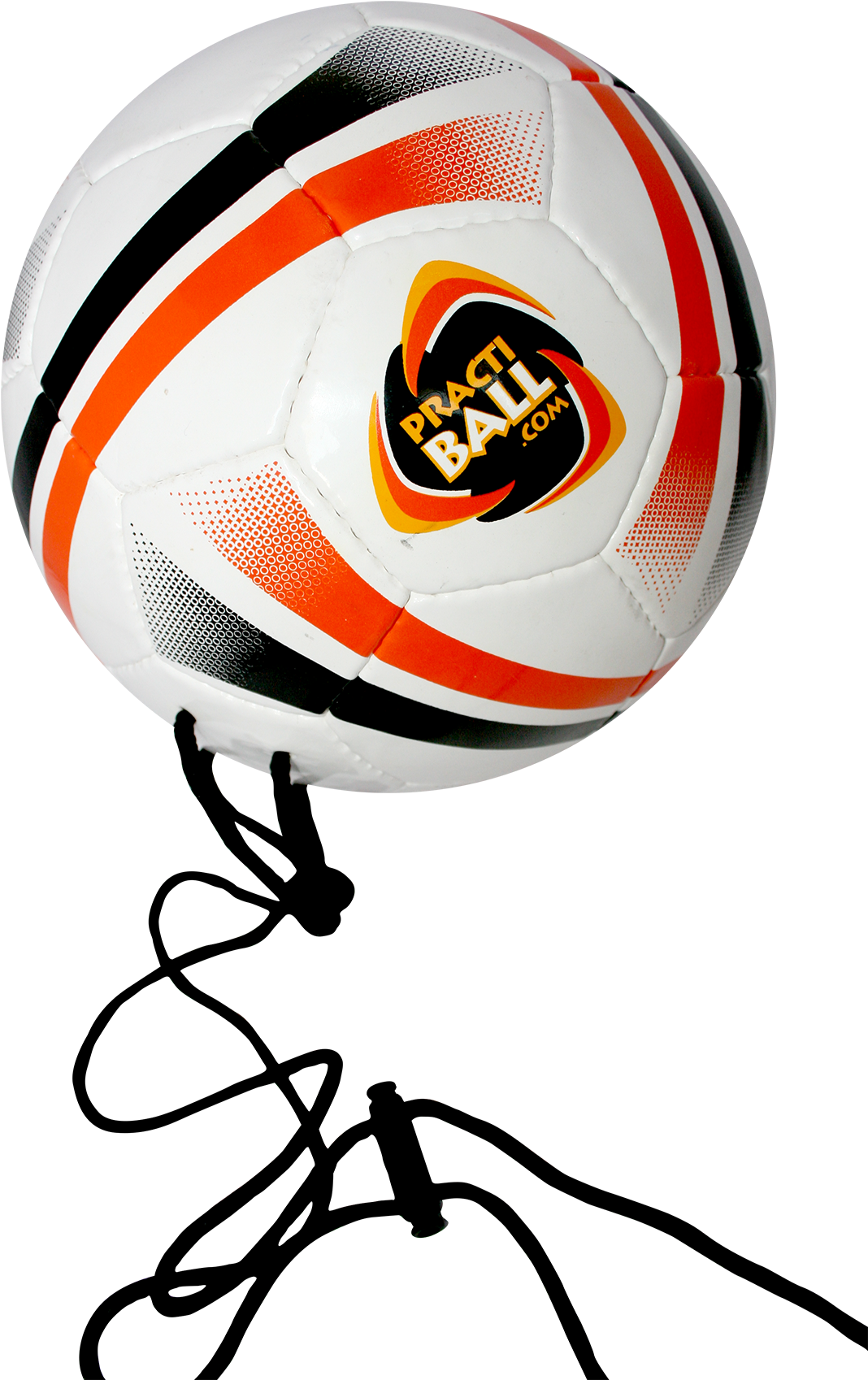Balón De Entrenamiento Para Futbol Soccer - Balon De Futbol Con Cuerda (1200x1800), Png Download