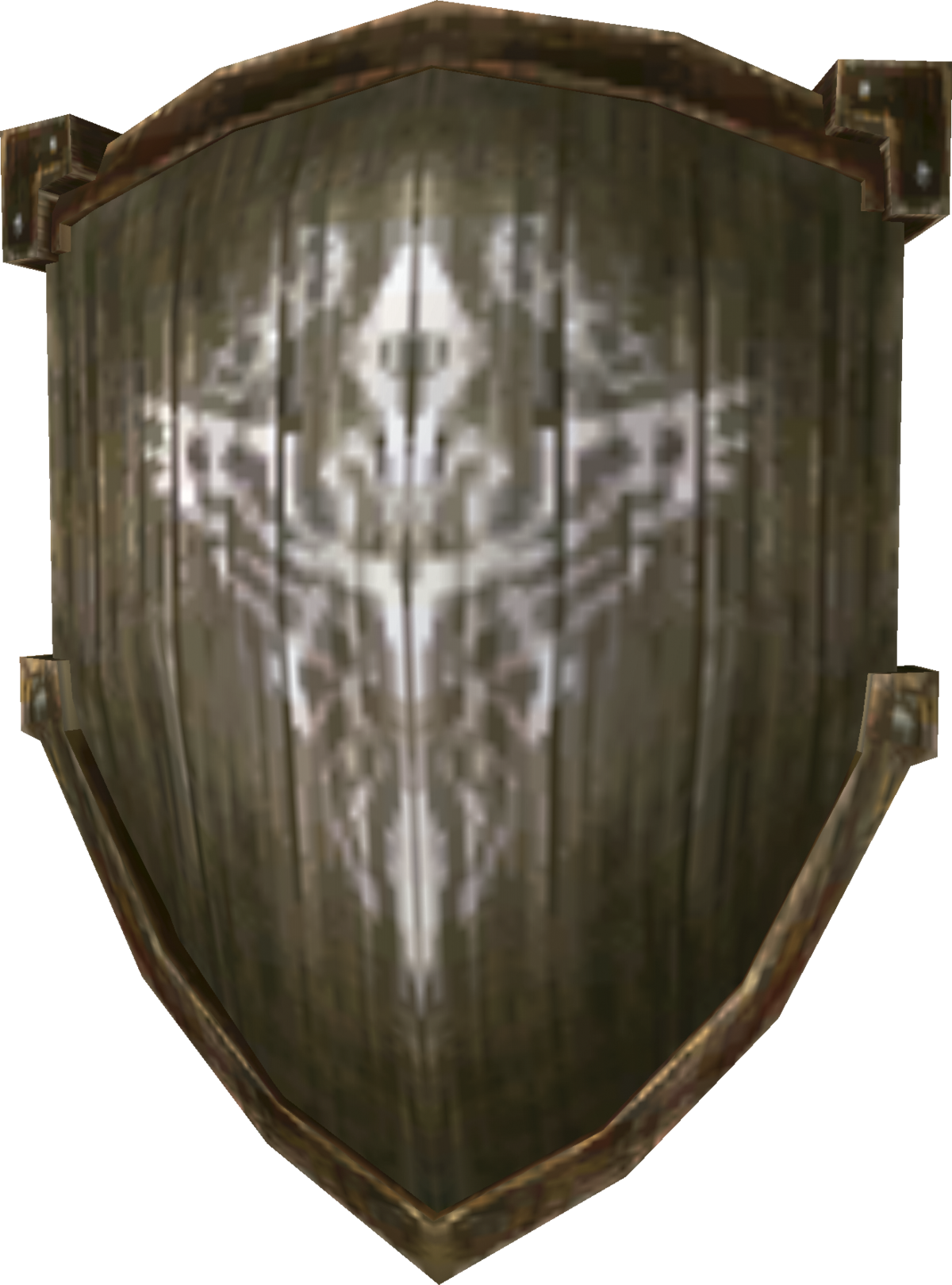 Legend Of Zelda Wooden Shield (1200x1620), Png Download