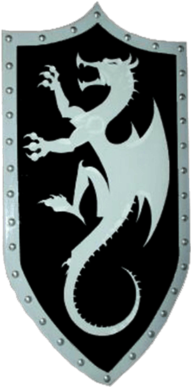 Order Of The Silver Dragon Shield - Order Of The Silver Dragon Curse Of Strahd (555x555), Png Download