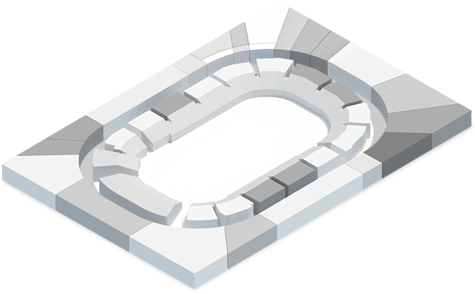 Arena Riga Level - Arena Riga Sedvietas Plans (674x488), Png Download