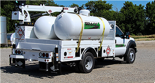 1) Install The Propane Tank Where You Would Like It - Garbage Truck (660x350), Png Download