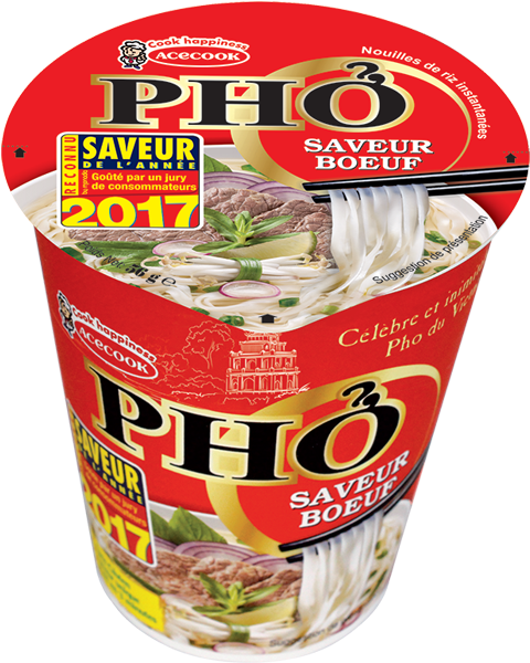 Pho Instant Cup Rice Noodles - Soup (800x623), Png Download