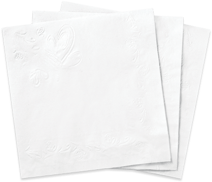 Chinet® Classic White™ All Occasion Napkins - White Napkin Png (435x435), Png Download