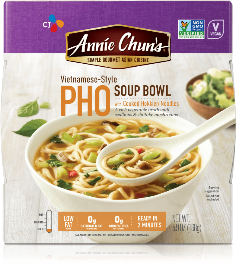 Vietnamese-style Pho Soup Bowl - Annie Chun's Pho (980x980), Png Download