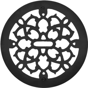 Without Damper - Round Grill Png (350x350), Png Download