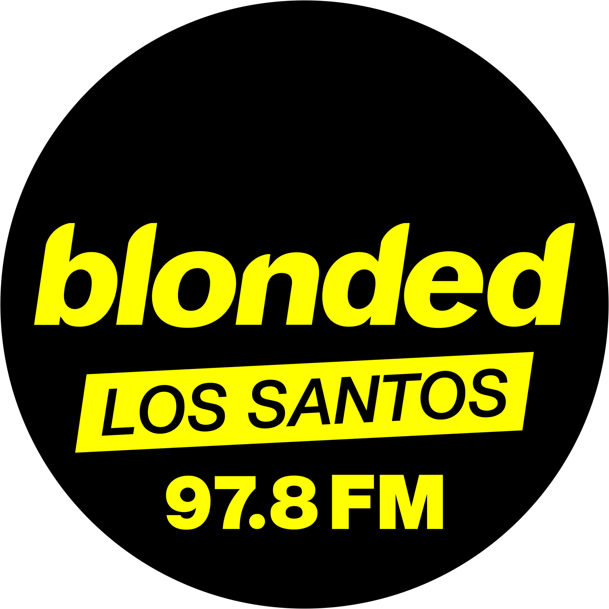 Blonded Los Santos 97.8 Fm (2000x2000), Png Download