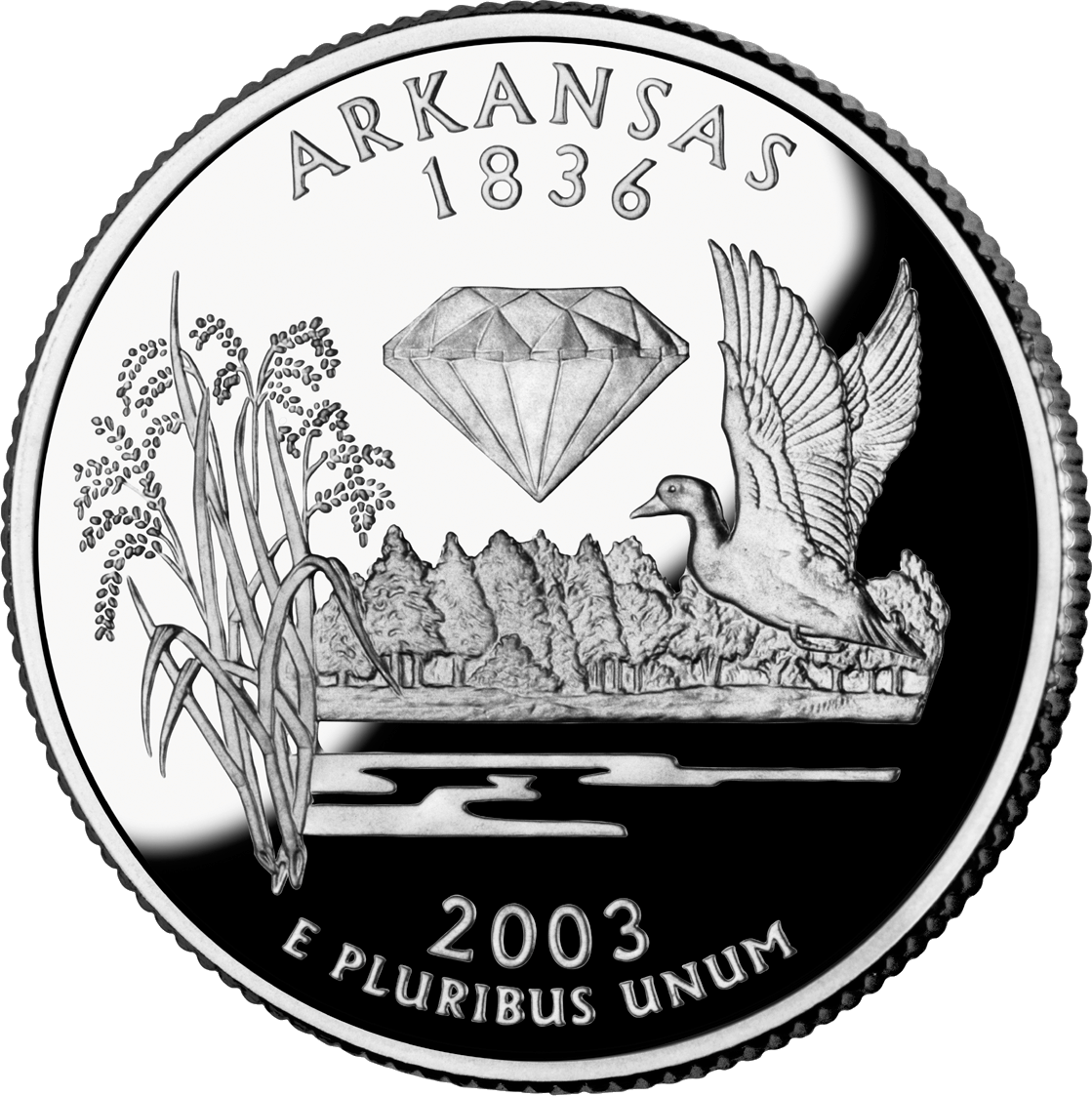 Arkansas State Quarter (1119x1123), Png Download
