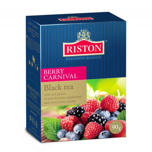 Riston Ягодный Карнавал Черный Листовой Чай, 90 Г (500x500), Png Download
