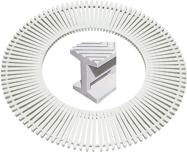 18 Inch I-bar Perpendicular Pvc Pool Grating - Compteur De La Réussite (600x600), Png Download