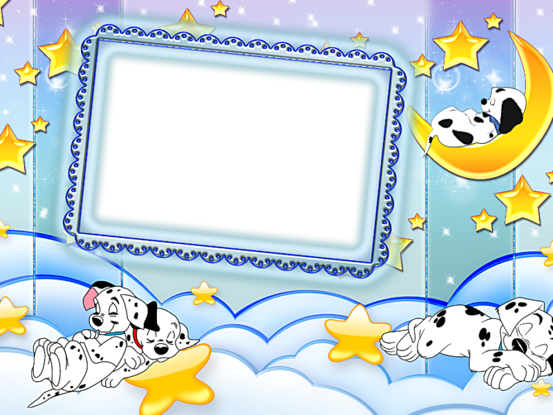 Moldura De Foto Infantil Noche - Free Transparent Photo Frames Disney Designs Clipart (800x600), Png Download