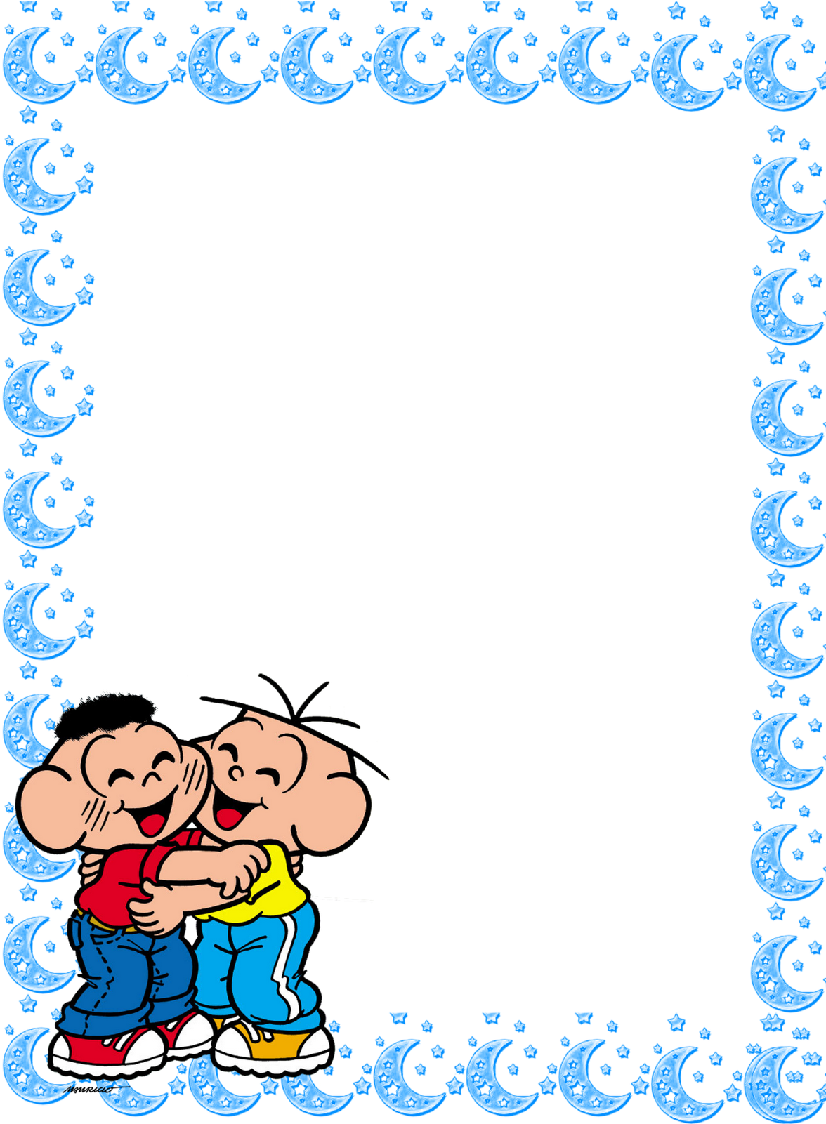 Top Molduras Turma Da Monica (1200x1600), Png Download