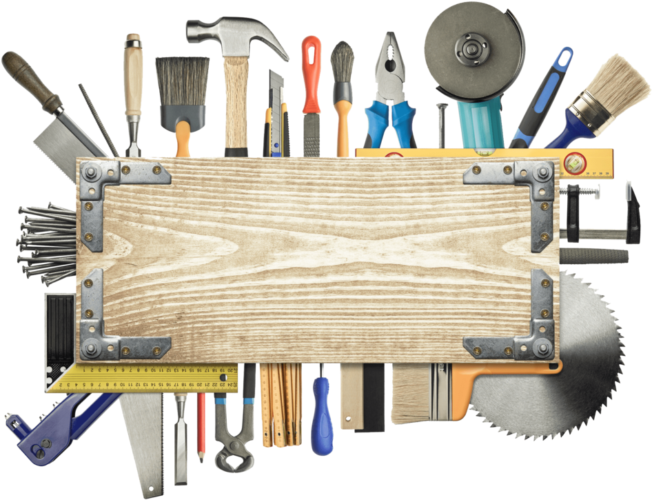 Herramientas - Carpentry Background (1000x784), Png Download