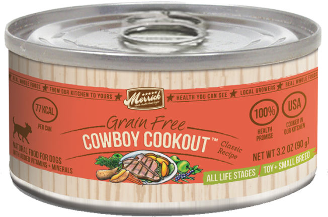 Merrick Small Breed Cowboy Cookout Dog Food - Grain Free Cowboy Cookout ™ Classic Recipe (700x700), Png Download